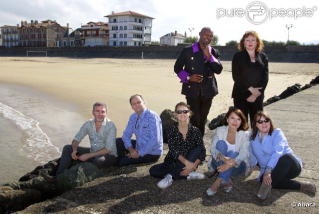 Jimmy Jean-Louis, Catherine Jacob, Stéphane Brizé, Christian Carion, Virginie Efira, Ludmila Mikaël et Myriam Boyer : les jurés du festival des jeunes réalisateurs de Saint-Jean-de-Luz le 15 octobre 2011