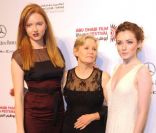 Lily Cole, Mary Harron et Sarah Bolger à Abu Dhabi le 16 octobre 2011 pour présenter The Moth Diaries. 