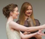 Lily Cole et Sarah Bolger au festival d'Abu Dhabi le 16 octobre 2011. 