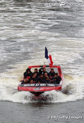 L'équipe de France le 17 octobre 2011 à Riverhead au nord-ouest d'Auckland