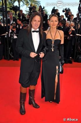 Francis Lalanne et une amie le 21 mai 2008
