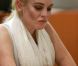 Lindsay Lohan devant le juge, à Los Angeles, le 19 octobre 2011.