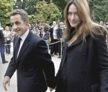 Carla Bruni et Nicolas Sarkozy en septembre 2011. 