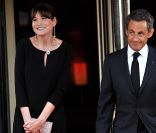 Carla Bruni et Nicolas Sarkozy à Deauville en mai 2011. 