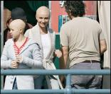 Cameron Diaz sans ses cheveux sur le tournage de My Sister's Keeper