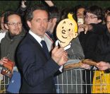 Gad Elmaleh à l'avant-première des  Aventures de Tintin : Le Secret de la Licorne , à Paris, le 22 octobre 2011.