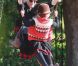 Gwen Stefani se rend dans un jardin public avec ses enfants, samedi 22 octobre 2011.