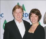 Robert Redford et Sibylle Szaggars