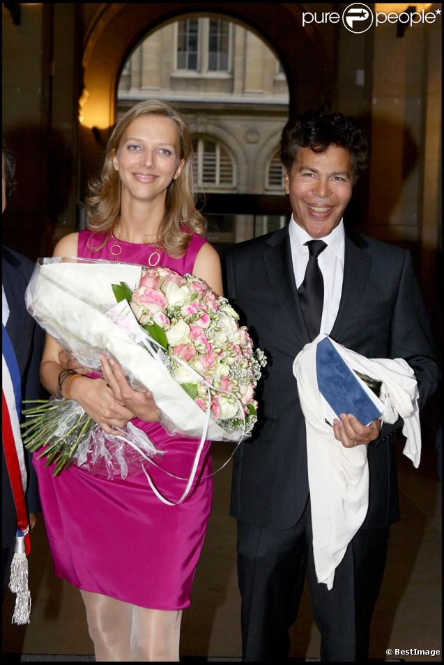 Igor Bogdanoff le jour de son mariage à Paris avec Amélie de Bourbon Parme, le 1er Octobre 2009.