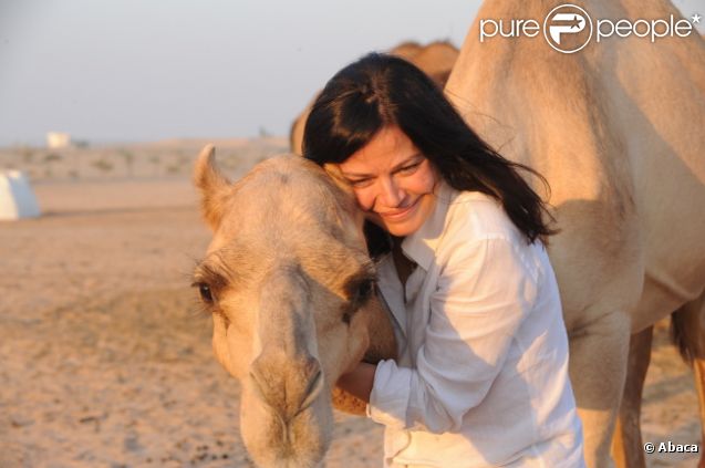 Marianne Denicourt lors du festival du film d'Abou Dhabi le 20 octobre 2011