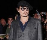 Johnny Depp, à New York le 25 octobre 2011 pour la projection de Rhum Express