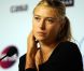 Maria Sharapova en conférence de presse à l'hôtel Sheraton d'Istanbul le 24 octobre 2011, à la veille de son entrée en lice dans le Masters face à Samantha Stosur.
