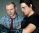 Simon Pegg et Tom Cruise dans Mission : Impossible - Protocole Fantôme