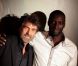 Omar Sy et François Cluzet très complices lors de l'avant-première parisienne d'Intouchables en octobre 2011
