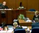 Le juge Pastor parle lors du dernier jour du procès du docteur Conrad Murray, à Los Angeles le 3 novembre 2011