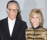 Jane Fonda et son compagnon lors de l'inauguration du Gala Art et Film au Lacma, le Los Angeles County Museum of Art, à Los Angeles, le 5 novembre 2011