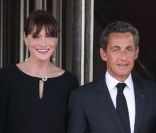 Carla et Nicolas en mai 2011.