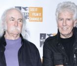 David Crosby et Graham Nash  lors de la soirée Focus for Change à New York le 10 novembre 2011 