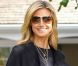 Heidi Klum a tourné une publicité AOL à Los Angeles le 14 novembre 2011