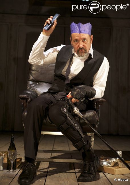 Kevin Spacey en Richard III sous la direction de Sam Mende,s le 6 octobre 2011 à Istanbul.