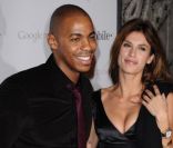 Mehcad Brooks et Elisabetta Canalis lors du lancement de Google music, à Los Angeles, le 16 novembre 2011