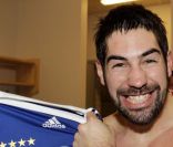 Nikola Karabatic le 30 janvier 2011 à Malmo en Suède