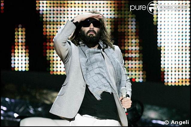 Sébastien Tellier sur la scène de l'Eurovision