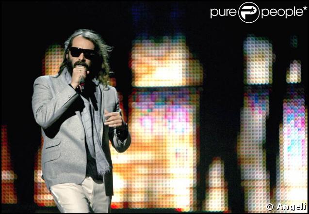 Sébastien Tellier sur la scène de l'Eurovision