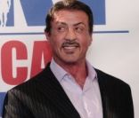 Sylvester Stallone et le champion Wladmir Klitschko présentent la comédie musicale Rocky à Hambourg, Allemagne, le 20 novembre 2011.