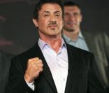 Sylvester Stallone présente la comédie musicale Rocky à Hambourg, Allemagne, le 20 novembre 2011.