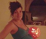 Photo personnelle de Lily Allen enceinte de son premier bébé le soir d'Halloween