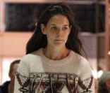 Katie Holmes à la patinoire à Pittsburgh le 19 novembre 2011