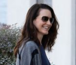 Kristin Davis se rend au Chinese Healing Institute dans le quartier de Brentwood pour une séance d'acupuncture. Los Angeles, le 26 novembre 2011.