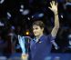 Roger Federer, vainqueur de la finale du Masters de Londres face à Jo-Wilfried Tsonga le 27 novembre 2011 à Londres