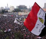 La Place Tahrir du Caire, le 25 novembre 2011, où Caroline Sinz à été violée.