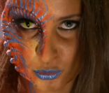 Malika Ménard métamorphosée dans le making of de Face Off sur la chaîne Syfy