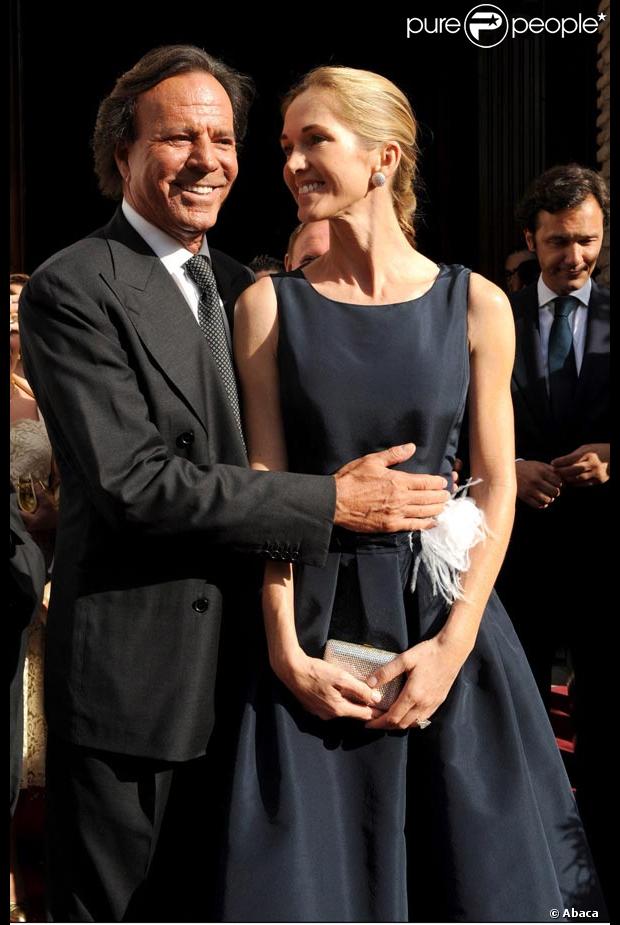 Julio Iglesias et sa femme Miranda Rijnsburger