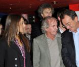 Jean-Pierre Pernaut, Jacques Laffite et sa fille Margot le 30 novembre 2011 à Paris