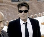 Charlie Sheen le 8 février 2010 à Aspen <br />