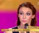 Delphine Wespiser défile, lors de la soirée de l'élection de Miss France 2012, le samedi 3 décembre 2011 à Brest.