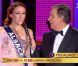 Delphine Wespiser défile, lors de la soirée de l'élection de Miss France 2012, le samedi 3 décembre 2011 à Brest.