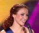 Delphine Wespiser défile, lors de la soirée de l'élection de Miss France 2012, le samedi 3 décembre 2011 à Brest.