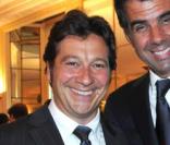 Laurent Gerra et Axel Duroux, PDG de RTL Group