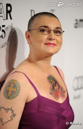 Sinéad O'Connor, le 27 octobre 2011 à Los Angeles pour le 2011 amfAR Inspiration Gala