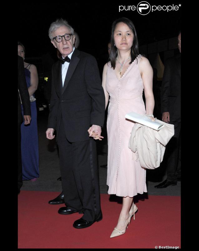 Woody Allen et sa femme Soon-Yi le 11 mai 2011 lors du Festival de Cannes
