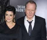 Stellan Skarsgard et Megan Everett à l'avant-première de Millénium : Les hommes qui n'aimaient pas les femmes, à New York le 14 décembre 2011.