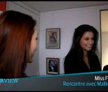 Delphine Wespiser accorde une interview à Malika Ménard pour TV Magazine