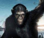 L'affiche de La planète des singes : les origines. 