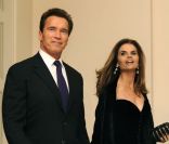 Arnold Schwarzenegger et Maria Shriver en 2009 à la Maison Blanche<br />