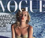 Kate Moss, lumineuse pour Vogue Paris en juin 2010. 